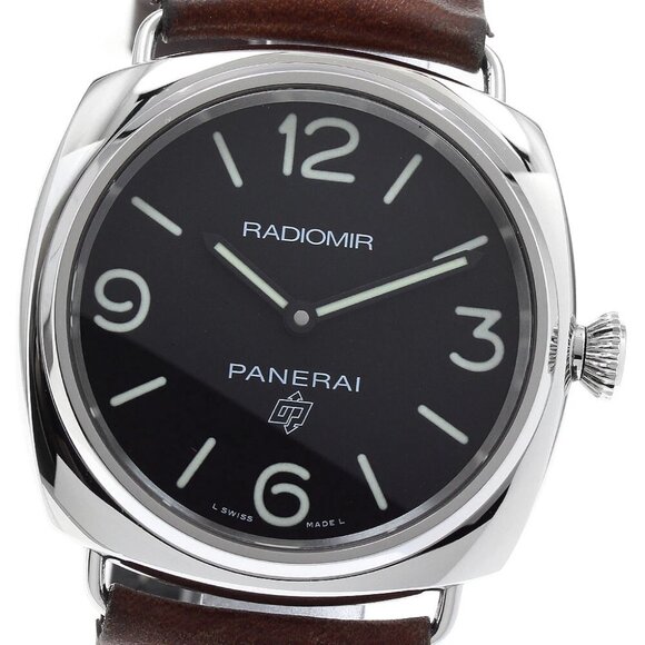 PANERAI Radiomir Base Logo 3 Days Acciaio PAM00753 Hand Winding Men's_889577 - Picture 2 of 6